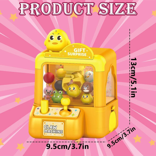 Mini Claw Machine Toy Electronic Plush Grabber 1 Pack 2