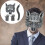 Costume de loup-garou : masque, oreilles, gants et queue 2