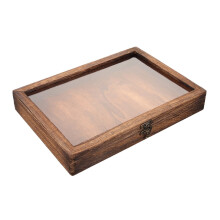 POPETPOP Insektenvitrine, Sammelbox, Schmetterlingsbox mit transparentem Deckel, aufhängbare Insektenpräparatebox