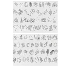 Parches bordados para pantalones, 2 hojas, parches bordados, estabilizadores solubles en agua con patrones florales, el sueño de todo amante de la