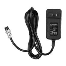 Adaptador de CA de 15 V y 230 mA para consolas de mezcla (16 canales), conector redondo de 4 pines, compatible con mezcladores universales.