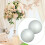 Knutselschuimballen 25 cm wit – Pak van 2 4