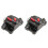 Manual Reset Circuit Breaker Switchable High Amp Black Set 2