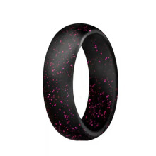 Unisex siliconen ringen, rubberen bandjes, antibacteriële roestvrijstalen vingerringen - 30-10