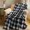 Christmas Throw Blanket Flannel Red Festive Design 4