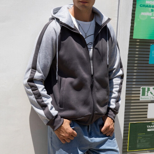 Χειμερινά μπουφάν για άνδρες, μόδα, casual, μπουφάν με φερμουάρ, μοντέρνο, χαλαρό, 1