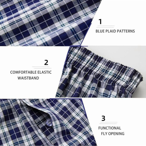 Lot de 3 boxers en coton pour homme 2