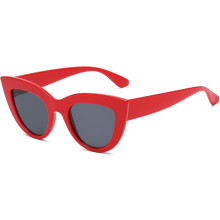 Okulary przeciwsłoneczne retro vintage wąskie kocie oczy dla kobiet gogle ochronne oprawki plastikowe