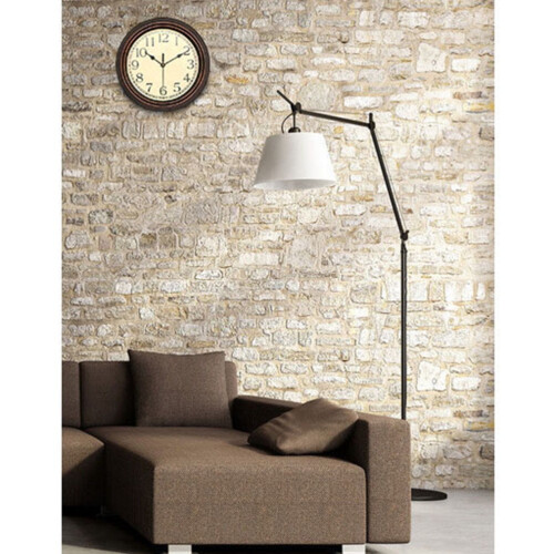 Classic Round Wall Clock with White Dial 1