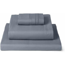 Bettwäsche-Set Twin XL – 3-teilig, Iconic Collection, Hotel-Luxus, kühlend und extraweich, knitter-, farb- und fleckenbeständig (Mineralgrau),