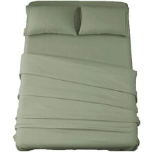 Bettwäsche-Set aus superweicher Mikrofaser mit 1800 Fäden pro Quadratzoll, luxuriöse ägyptische Bettwäsche, 40 cm tiefe Taschen, knitterfrei und