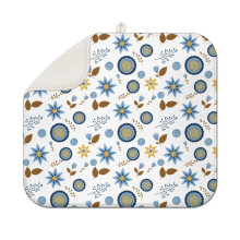 Tapete escurridor de cocina Pioneer Flower con estampado floral (1 unidad), microfibra ultra absorbente, 40,6 x 45,7 cm (16" x 18").