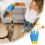 Luva para provocar gatos com sino (2 peças) 3