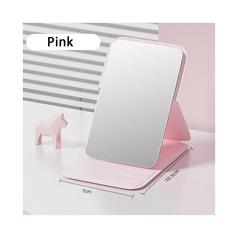 Women's Mini Folding Makeup Mirror with LED Light