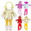 Pyjamaset voor een pop van 45 cm 4