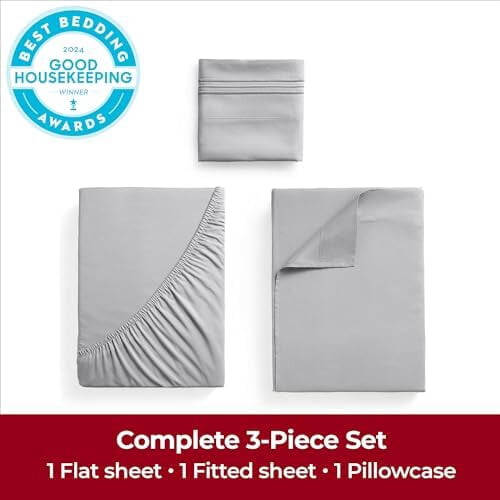 Σετ σεντόνια Twin XL – 3 τεμάχια Iconic Collection, Πολυτελές Ξενοδοχείο, Δροσερά & 1