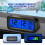 Reloj digital para salpicadero, recargable con energía solar, 1 unidad. 6