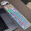 Conjunto de teclado e mouse mecânicos com 34 modos de iluminação, estilo punk retrô e conexão USB com fio para Windows e Mac. Presente de Natal 8