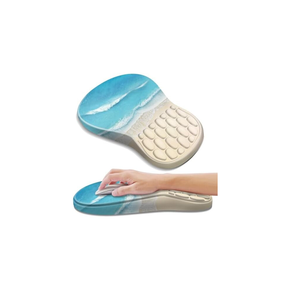 Ergonomic Mouse Pad With Memory Foam Wrist Rest And 9032631760917