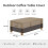 Capa para mesa de centro retangular pequena para área externa, resistente a raios UV e à prova d'água, compatível com mesas de 122 x 71 x 41 cm 2