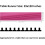 Chemin de table en mousseline rose fuchsia 30 x 300 cm 5