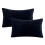 Set de perne decorative din catifea moale, cu dungi, 30 cm 1