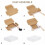 Verzenddozen 12x10x4 inch, wit, gegolfd, set van 15 5