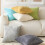 Set de perne decorative din catifea moale, cu dungi, 30 cm 3