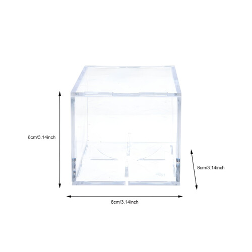 Baseball Display Case UV Cube Holder Sports Memorabilia Storage 1