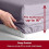 Ensemble de draps en microfibre Queen – 4 pièces, profondeur de 40 cm 5