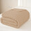 Fleece Throw Blanket Khaki 28x40 inch 4