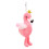 Lindo flamingo de pelúcia realista, macio e perfeito para decoração. 18 cm (7 polegadas) 6