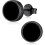 Orecchini a perno in argento sterling 925 con runa vichinga e onice nera naturale per uomo e donna 1