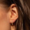 Gold Pearl Stud Earrings 14K Gold Plated 1 Pair 2