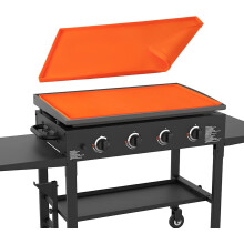 Husă din silicon pentru plită Blackstone de 22" - Covoraș rezistent, rezistent la rugină/murdărie/insecte (portocaliu)