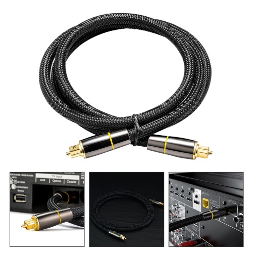 Optický audio kábel 1,5 m samec-samec 1