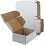 Verzenddozen 9x6x4 inch, wit, gegolfd, set van 25 1