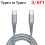USB-C töltőkábel, erős fonott, 3 m 2