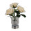 LED Color-Changing Rose Lamp Crystal Vase 1pc 2