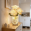 LED Color-Changing Rose Lamp Crystal Vase 1pc 4