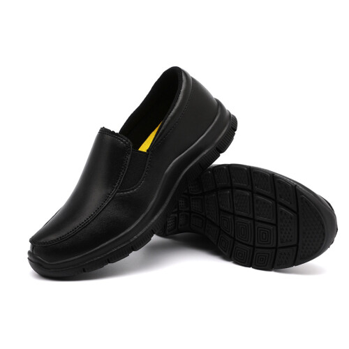 Bróga Oibre Slip-On na mBan, Frithshleamhnaithe, Uiscedhíonach