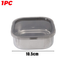 Contenitore per frigorifero in acciaio inox, scatola per conservare frutta e verdura, barattolo per alimenti, organizer per la casa e la cucina.