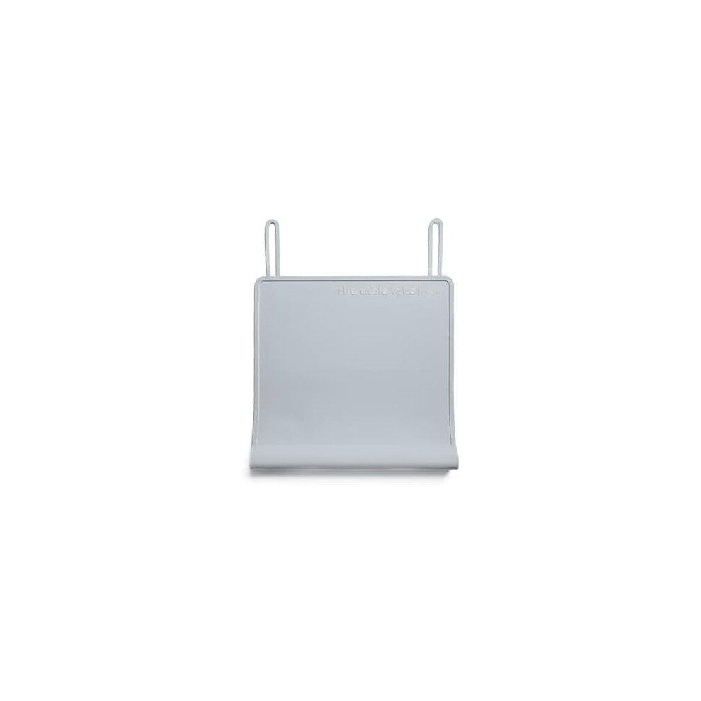 Silicone Placemat with Table Edge Bumper for Baby Toddler Suction Cup Safety Mat (Slate Grey)