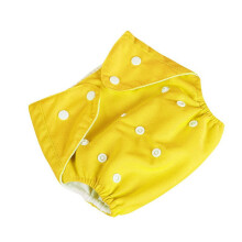 Fralda fina para bebê, reutilizável, ajustável, para aprendizado do desfralde, com proteção impermeável.