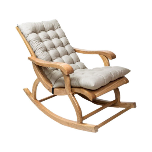 Μαξιλάρι ξαπλώστρας βεράντας 47x20 ίντσες, με χοντρή επένδυση και κορδόνια, συμβατό