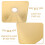 Jazz brass crash cymbals 8 inch 2 pcs 3