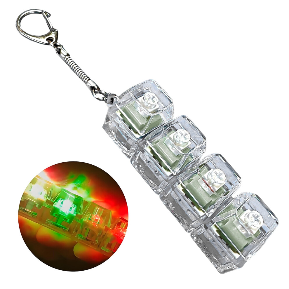 Keyboard Clicker Fidget Tactile Feedback Clicker Fidget Keyboard Fidget Toy,Keyboard Keychain 9130661668637