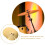 Jazz brass crash cymbals 8 inch 2 pcs 6