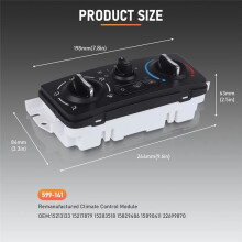 HVAC A/C Heater Climate Control Module Panel for Cobalt 2010-2005 G5 2010-2007 599-141 15213133