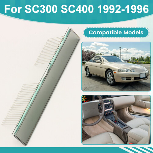 Car Dashboard LCD Displayer AC Climate Control Display for  SC300 SC400  Unit 1992-1996 LHD 2
